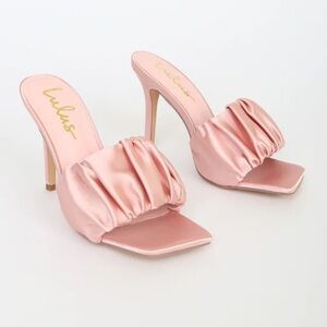 Lulus Reecey Heel- Blush Pink
